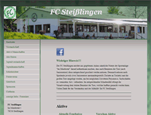 Tablet Screenshot of fc-steisslingen.de